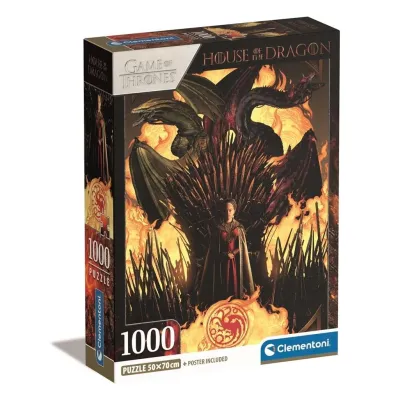 Clementoni puzzle 1000 el Compact House of The Dragon