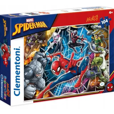 Clementoni puzzle 104 el maxi Super Kolor Spiderman