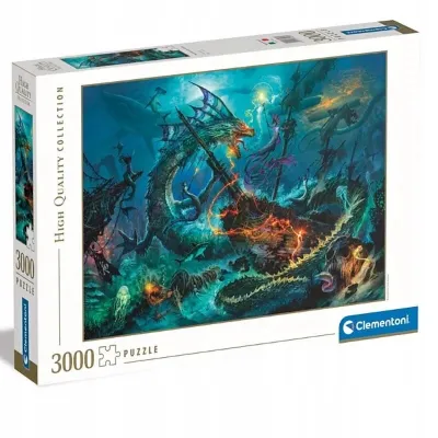 Clementoni puzzle 3000 el hq The Underwater Battle