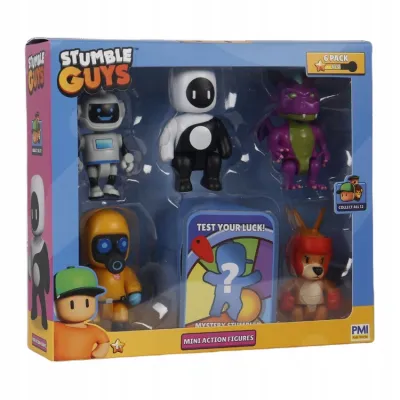 PMI Stumble Guys figurki 6 pak deluxe wersja B