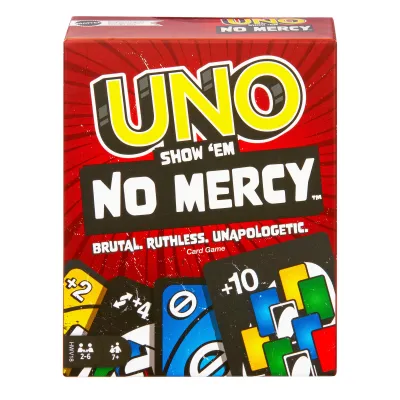 Mattel UNO gra No Mercy Bez litości