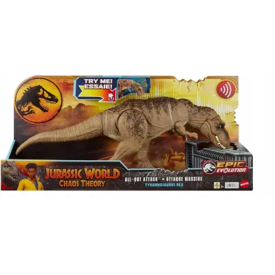 Mattel Jurassic Figurka WORLD T-Rex Totalny atak