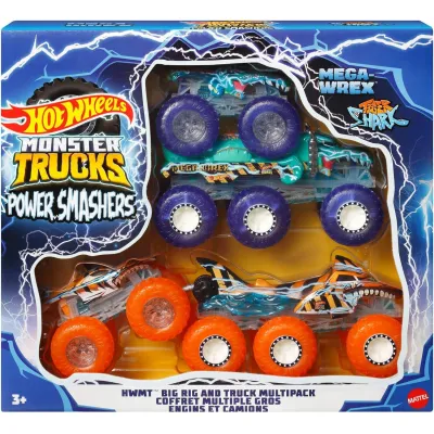 Hot Wheels monster Truck Power Smashers zestaw pojazdów