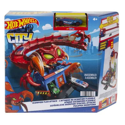 Hot Wheels tor City Zestaw Pułapka skorpiona 