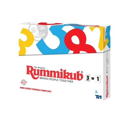 TM toys Gra Rummikub 3w1