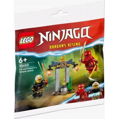 Lego Klocki Ninjago Bitwa Kaia i Raptona w świątyni 