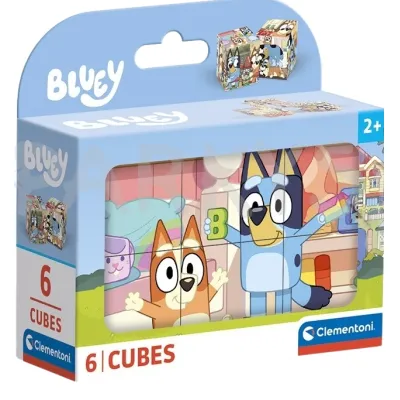 Clementoni Cubi klocki 6 el Bluey 