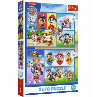 Trefl Puzzle 2x70 el Psi Patrol rządzi 