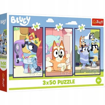 Trefl Puzzle 3x50 el Rodzina Bluey