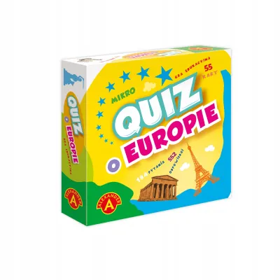 Alexander Gra Quiz o europie kieszonkowa gra edukacyjna