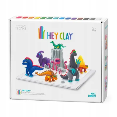 TM Toys Hey Clay Masa plastyczna Mega Dinos