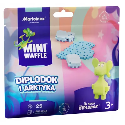 Marioinex Mini waffle Diplodok i Arktyka 25 el