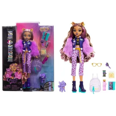 Mattel Monster High Clawdeen ze zwierzątkiem