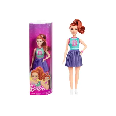 Barbie lalka Fashion w spódncy sportowej