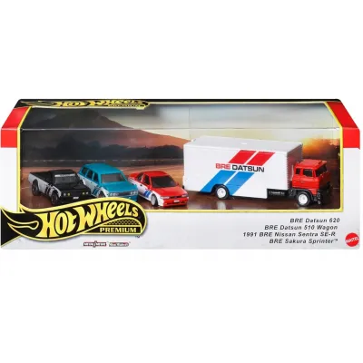 Hot Wheels Premium zestaw 4 autek