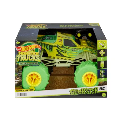 Hot Wheels Monster Truck RC Glow Gunkster