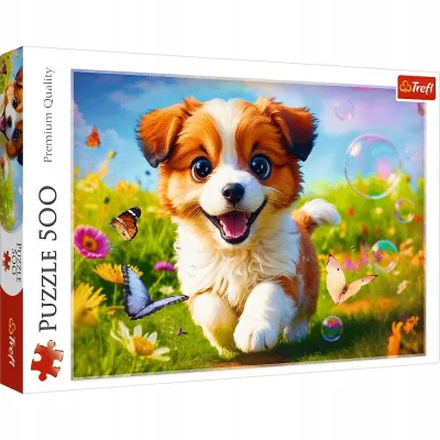 Trefl Puzzle 500 el Wesoły piesek