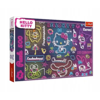 Trefl Puzzle 500 el Neon Hello Kitty