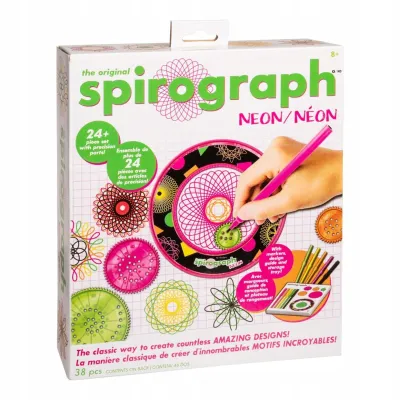 Hasbro Spirograf Zestaw do rysowania Neon