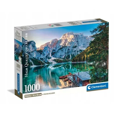 Clementoni Puzzle 1000 el Compact Emerald Lake Braies