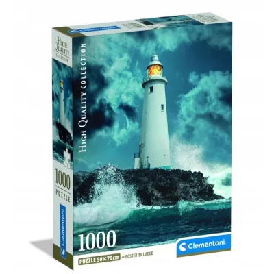 Clementoni puzzle 1000 el Compact LightouseIn The Storm