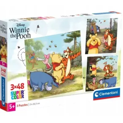 Clementoni Puzzle 3x48 el Super Kolor Winnie The Pooh