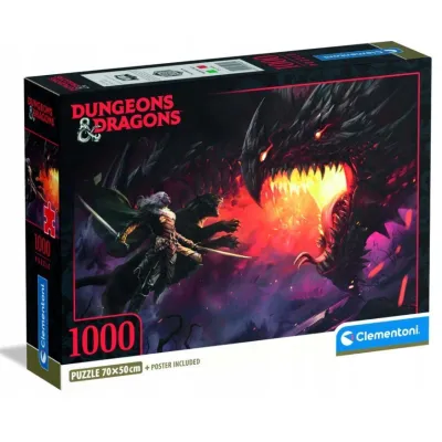 Clementoni Puzzle 1000 el Compact Dungerons&Dragons