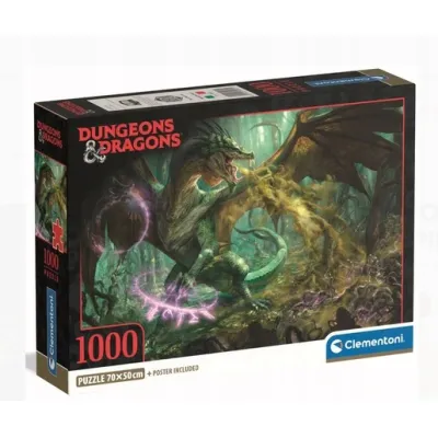 Clementoni Puzzle 1000 Compact Dungerons Dragons