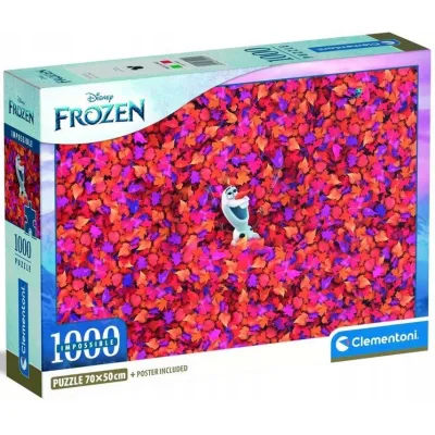 Clementoni Puzzle 1000 el Compact Imposible Frozen