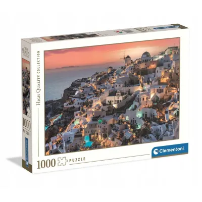 Clementoni Puzzle 1000 el HQ Shades of Santorini