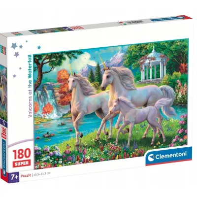 Clementoni Puzzle 180 el Super Kolor Unicorns