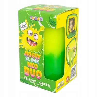 Tuban Jiggly Slime neo duo żółto zielone 430g