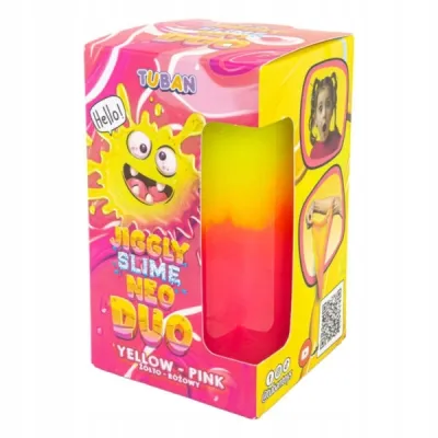 Tuban Jiggly Slime neo duo żółto różowe 430g