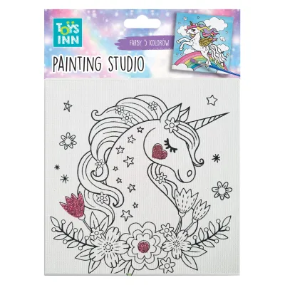 Stnux Canvas Unicorn Kwiaty