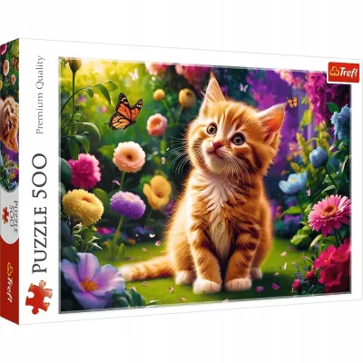 Trefl Puzzle 500 el Uroczy kotek