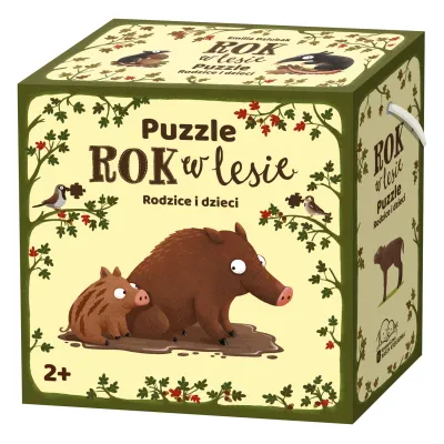 Nasza księgarnia Rok w lesie Puzzle 20 el Rodzice i dzieci 