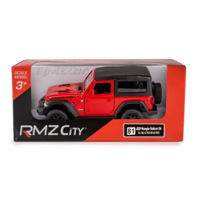 RMZ Model Jeep Wrangler Rubicon 2021 Czerwony 