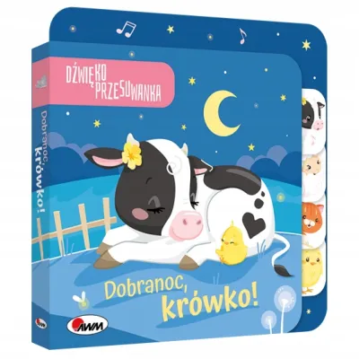 Morex Książka Dźwiękoprzesuwanka Dobranoc Krówko