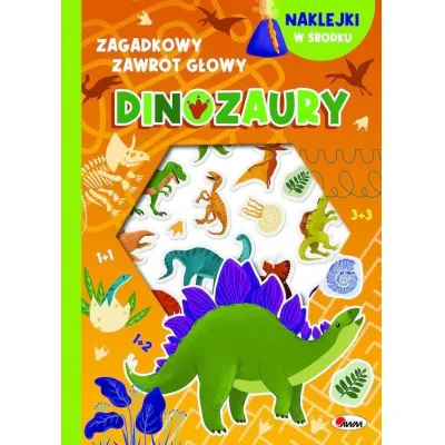 Morex Książka Zagadkowy zawrót głowy Dinozaury 