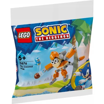 LEGO Klocki SONIC Kiki i kokosowy atak saszetka LEGO Klocki SONIC Kiki i kokosowy atak saszetka