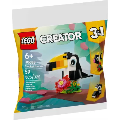 LEGO CREATOR Klocki Tropikalny tukan 3w1