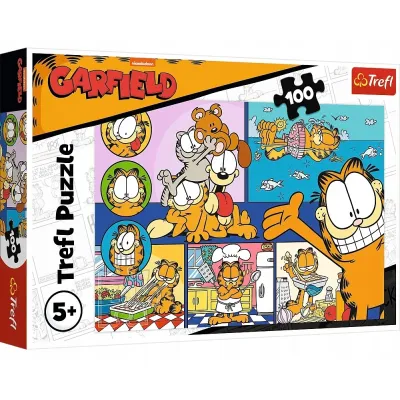 Trefl Puzzle 100 el Leniwy Garfield