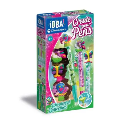 Clementoni IDEA Mini fabryka długopisów Motylki