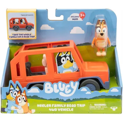TM Toys BLUey zestaw samochód 4x4 z figurką Chilli