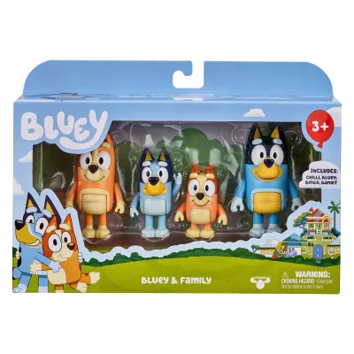 TM Toys BLUey figurki 4 pak Rodzinka
