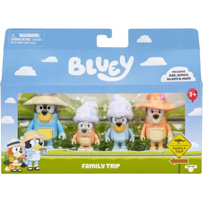TM Toys BLUey Rodzinna wycieczka 4 pak