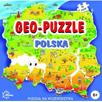 Abino Gra Geo-Puzzle Polska