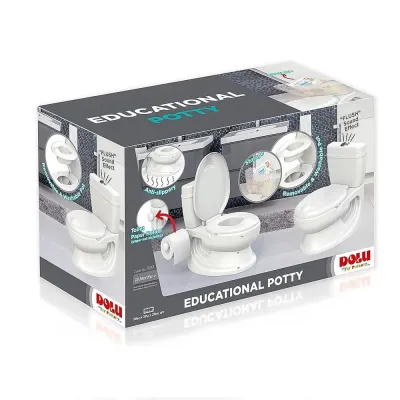 Dolu nocnik edukacyjny biały