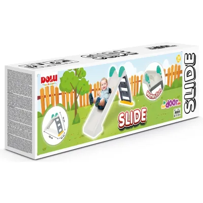 Dolu zjeżdżalnia szara