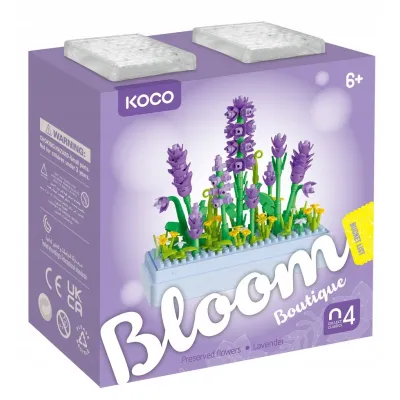 KOCO klocki kwiaty lawendy 239 el